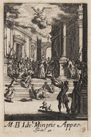 TvB G 4830
<br/>
Martyrium Jacobus de Mindere ("Kleine Apostelserie")
<br/>
<em>Callot, Jacques (1592 - 1635)</em>